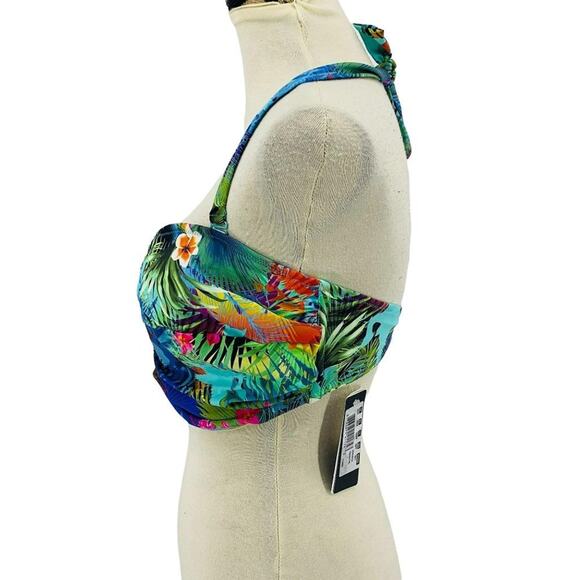 Fantasie Dominica Twist Front Convertible Bikini Top Swim Separates Size 38FF - Picture 4 of 8